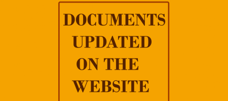 Dont' miss it! Documents updated on the website